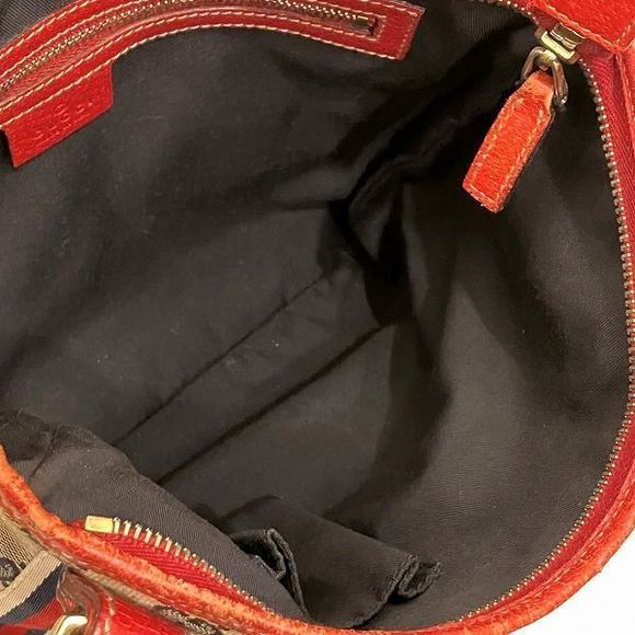 Gucci Sherry Line 144388 GG Canvas Bag Shoulder Bag Women - Picture 5 of 9